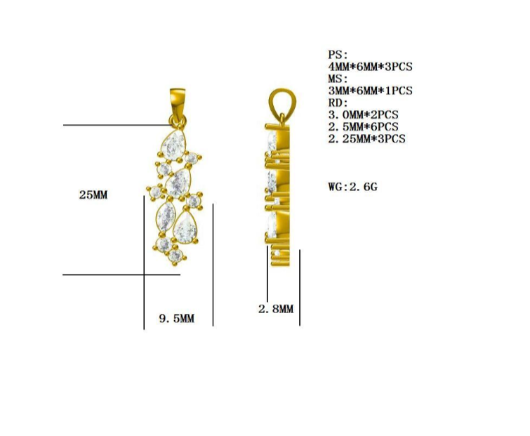 BeMore Elegance Series : Deep Blue necklace