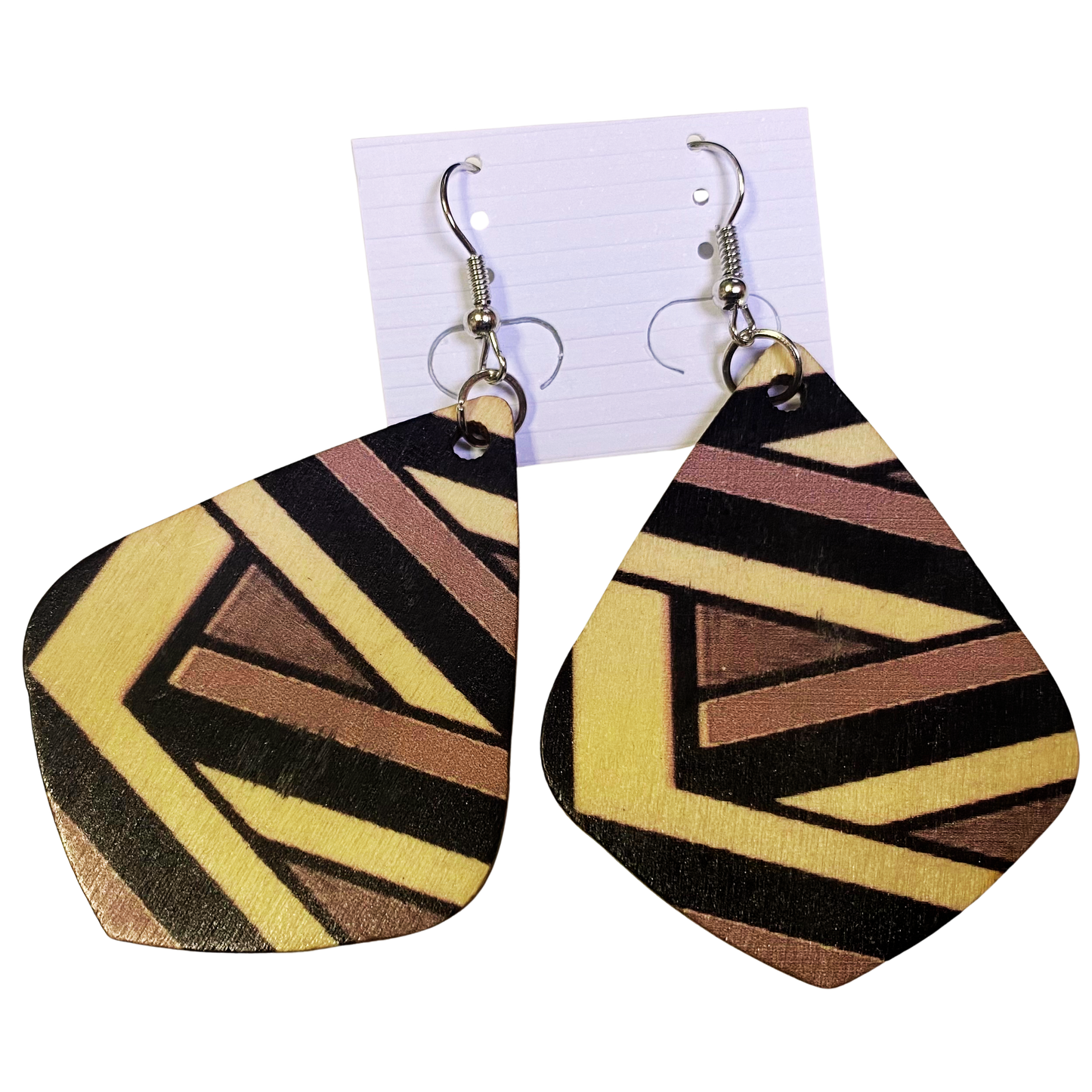 BeMore Wood Series : Wooden Earrings style 1