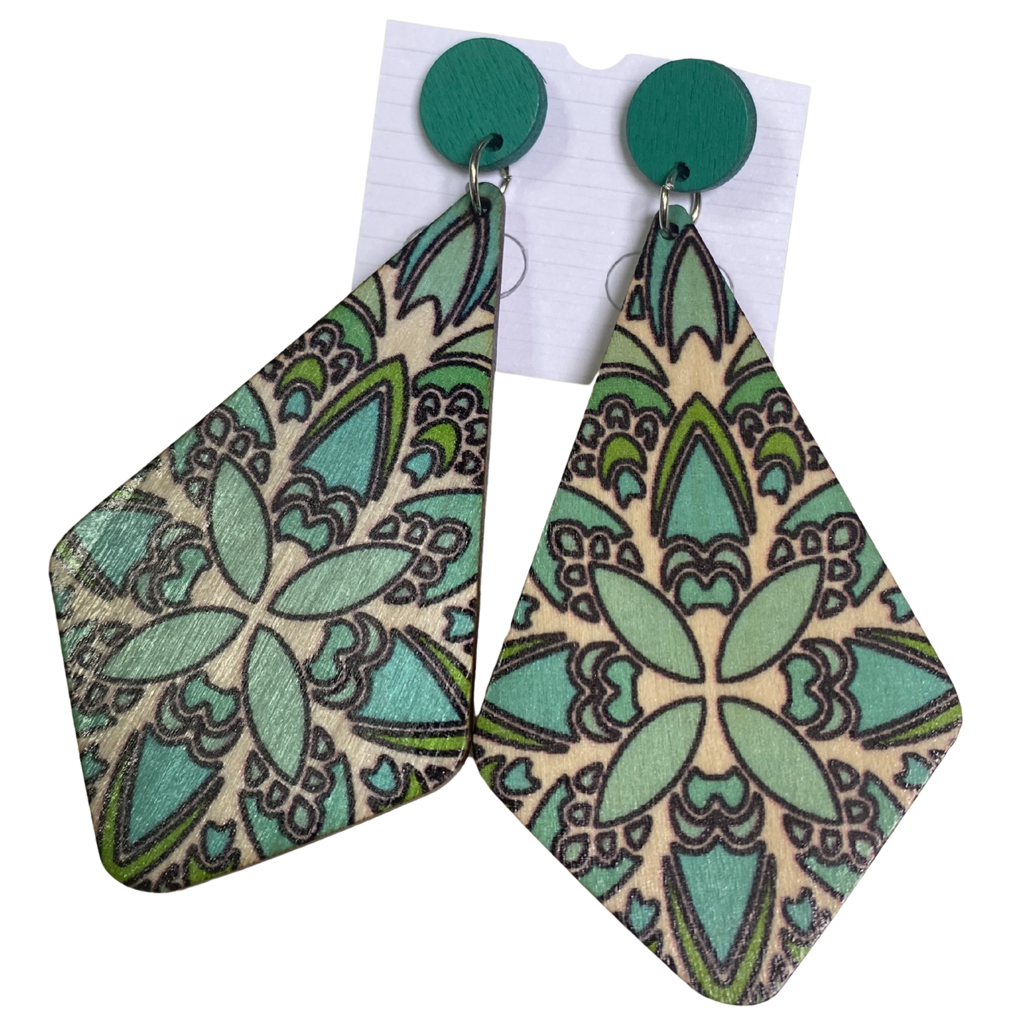 BeMore Hout Serie: Houten Oorbellen stijl 3