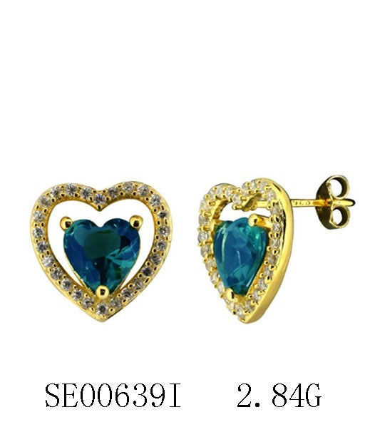 BeMore Heart Series : Gold heart Blue heart