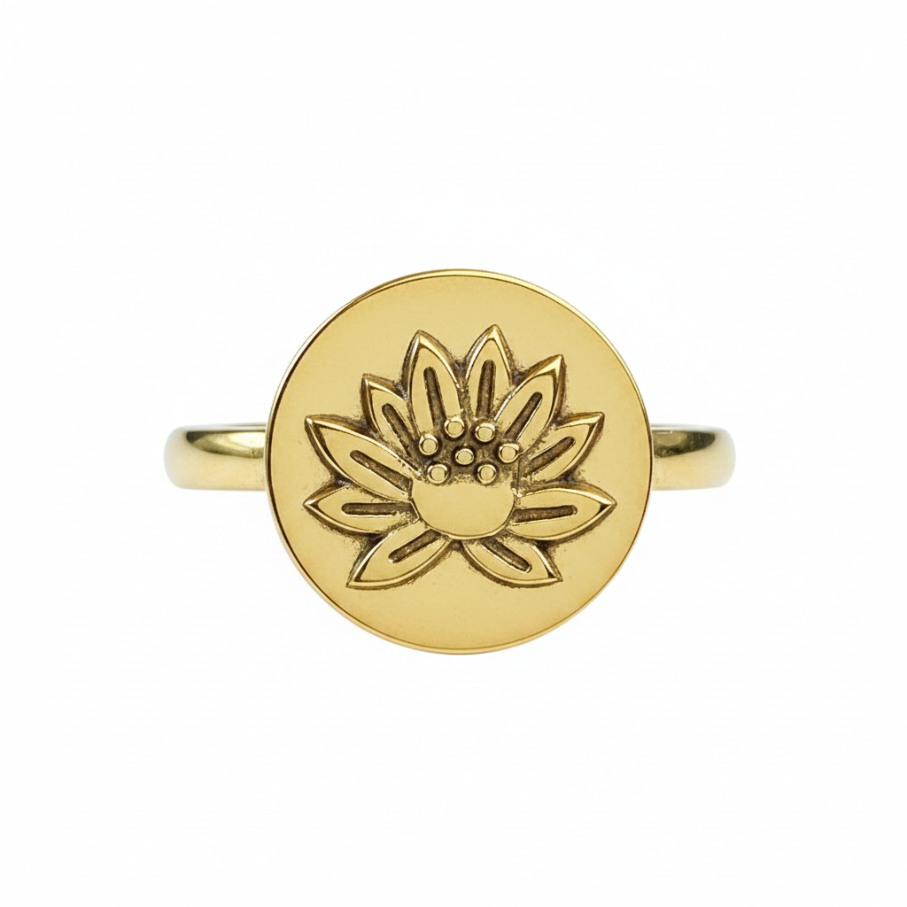 Lotus Ring - Close-up Front