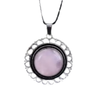 BeMore Mystic Series : Leather necklace with Natural Stone