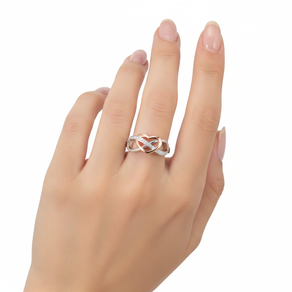 Worn infinity ring