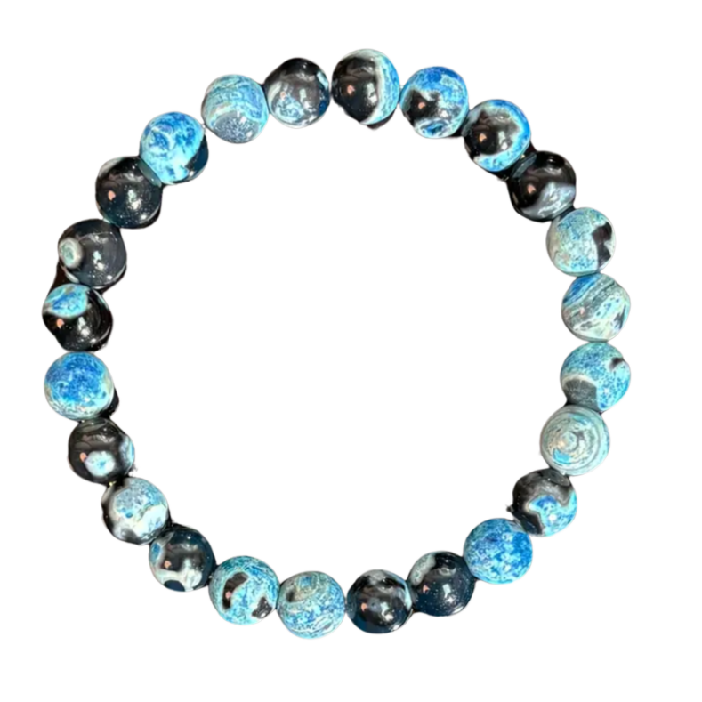 BeMore Mystic Series : Memory - blue fire agate