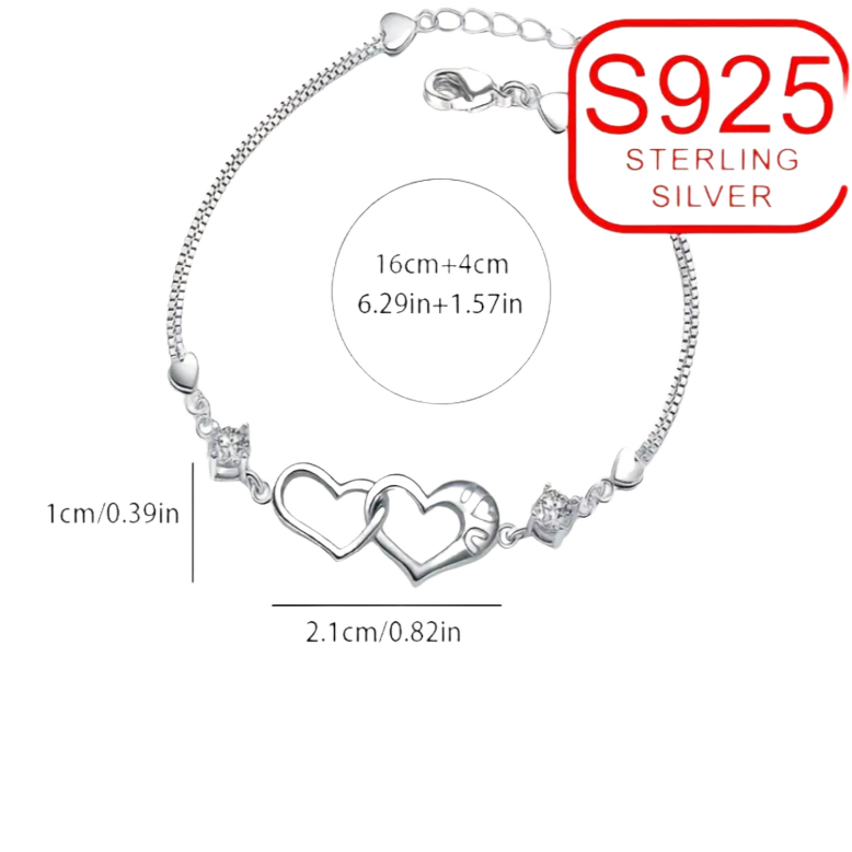 BeMore Love Series : Entangled Hearts Bracelet