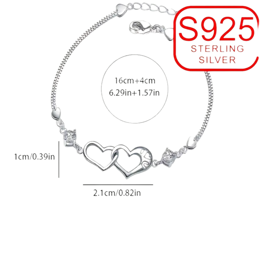 BeMore Love Series : Entangled Hearts Bracelet