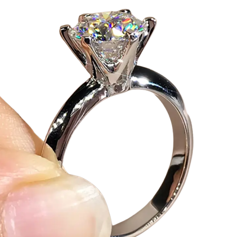 BeMore Elegance Series :  Single Stone Shine 3ct