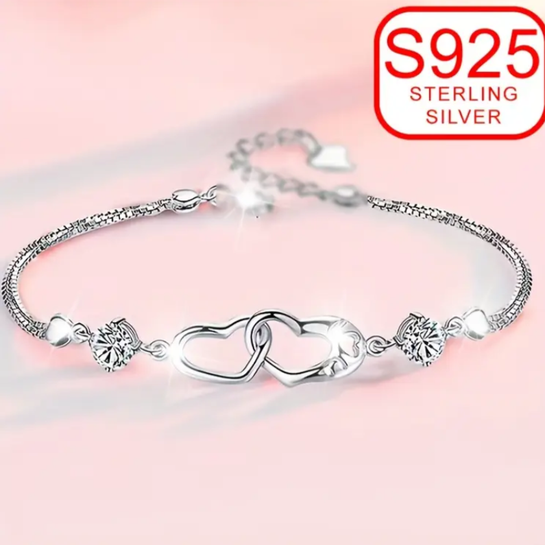 BeMore Love Series : Entangled Hearts Bracelet