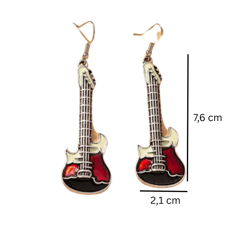 BeMore Music Series : Guitar Earrings Style 2