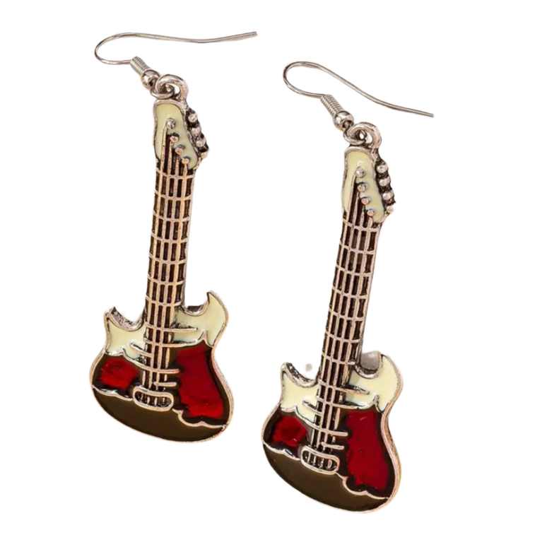 BeMore Music Series : Guitar Earrings Style 2
