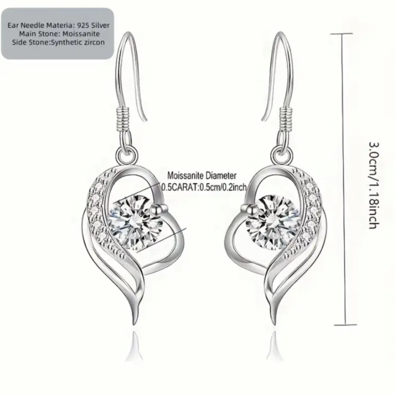 BeMore Royal Series :  Silver Queen Earrings