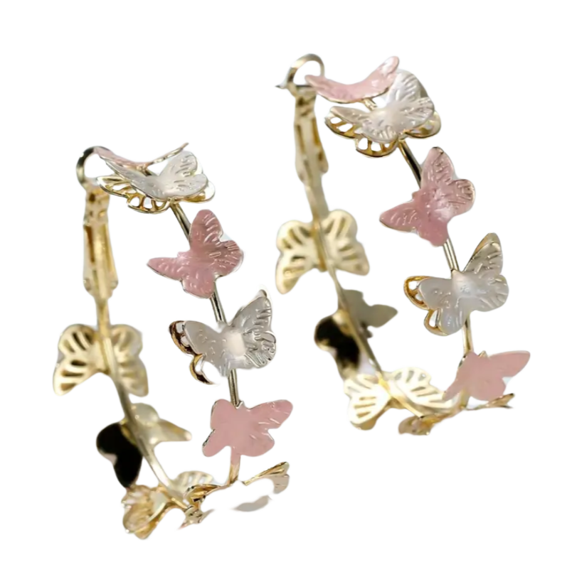 BeMore Budget Series : Adorable butterfly hoops