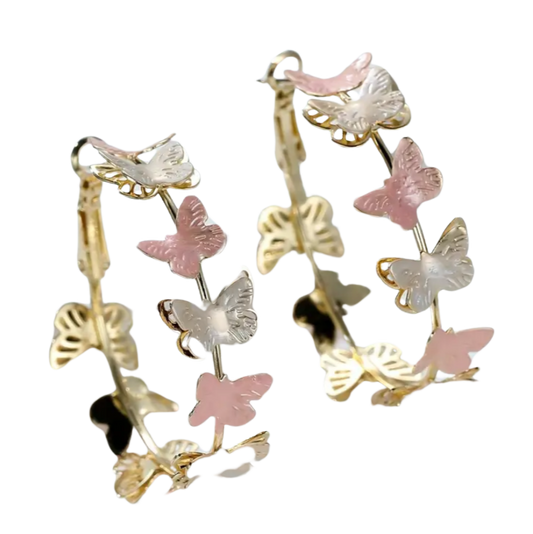 BeMore Budget Series : Adorable butterfly hoops