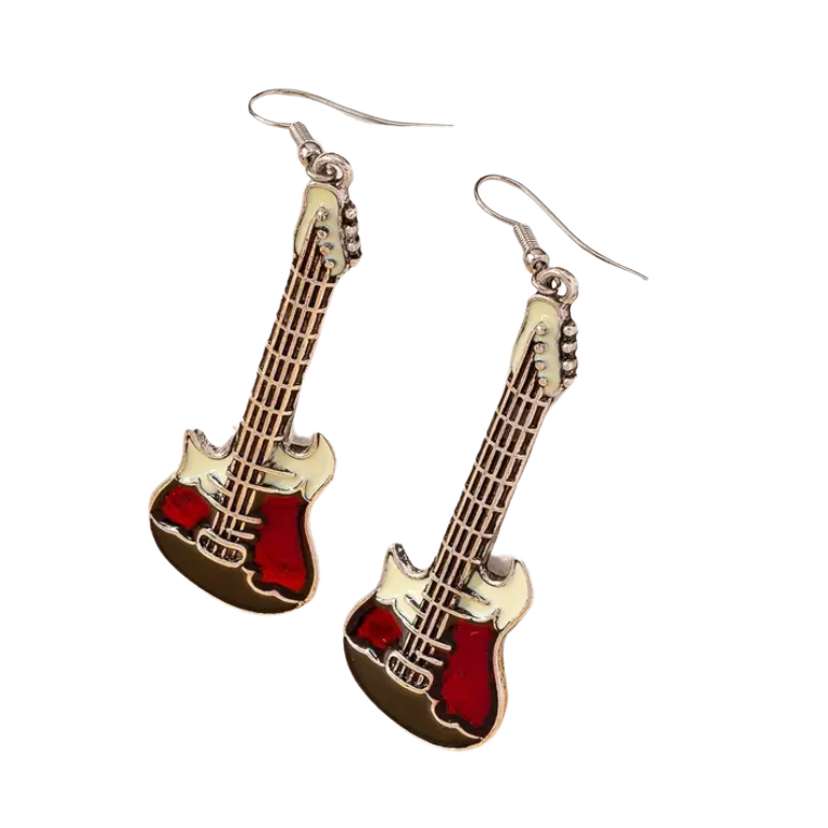 BeMore Music Series : Guitar Earrings Style 2