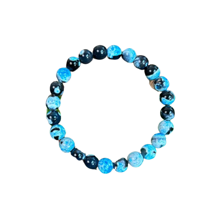 BeMore Mystic Series : Memory - blue fire agate