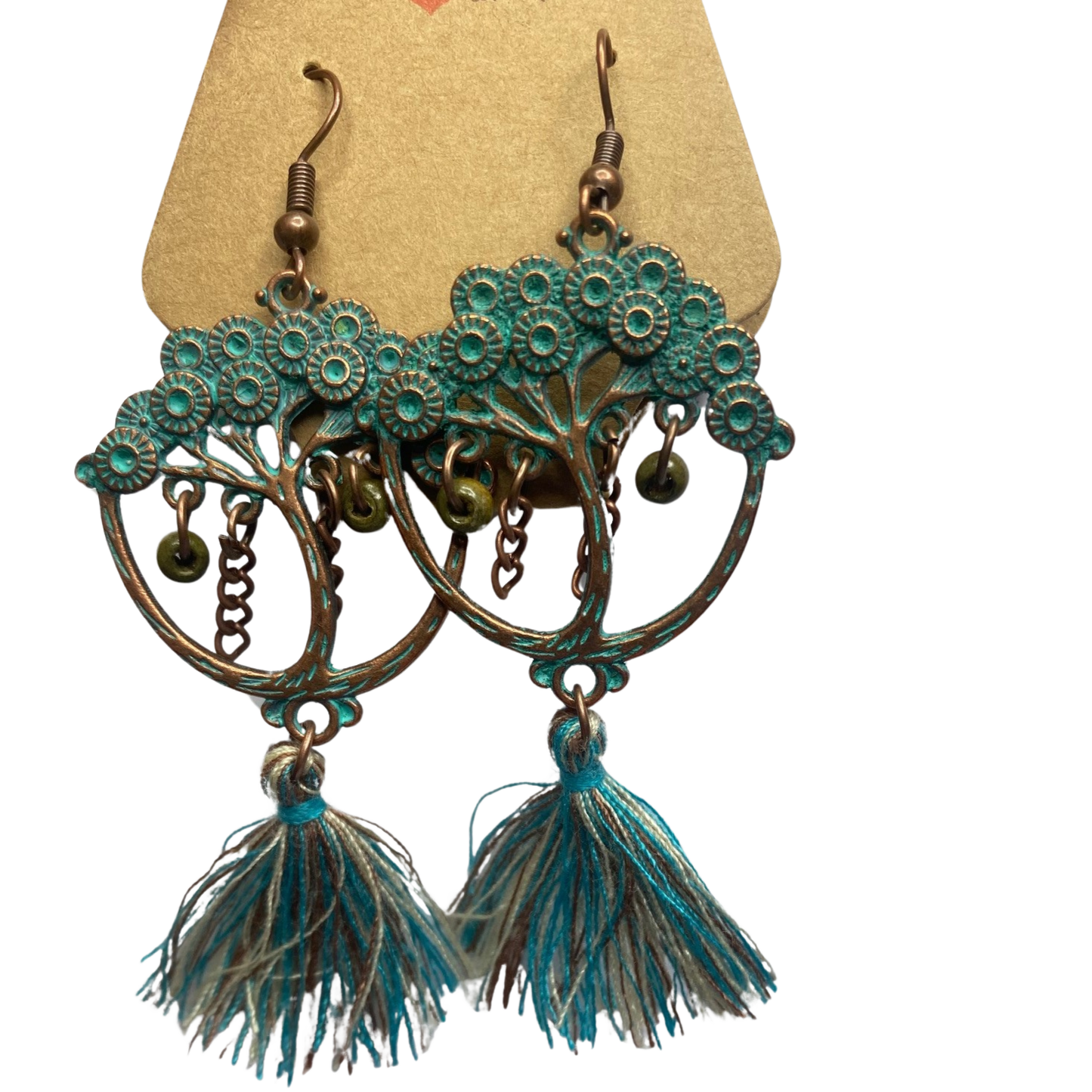 BeMore Boho Series : Copper-like earrings bohemian unique pair style 11