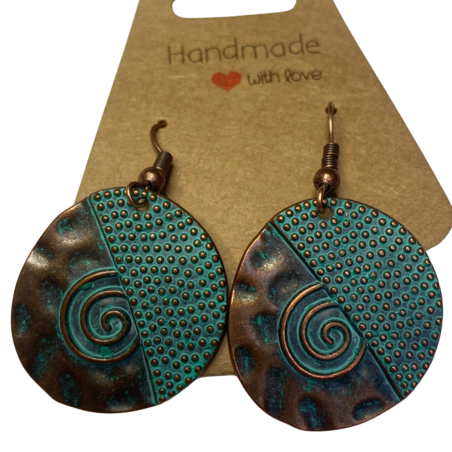 BeMore Boho Series : Copper-like earrings bohemian unique pair style 9
