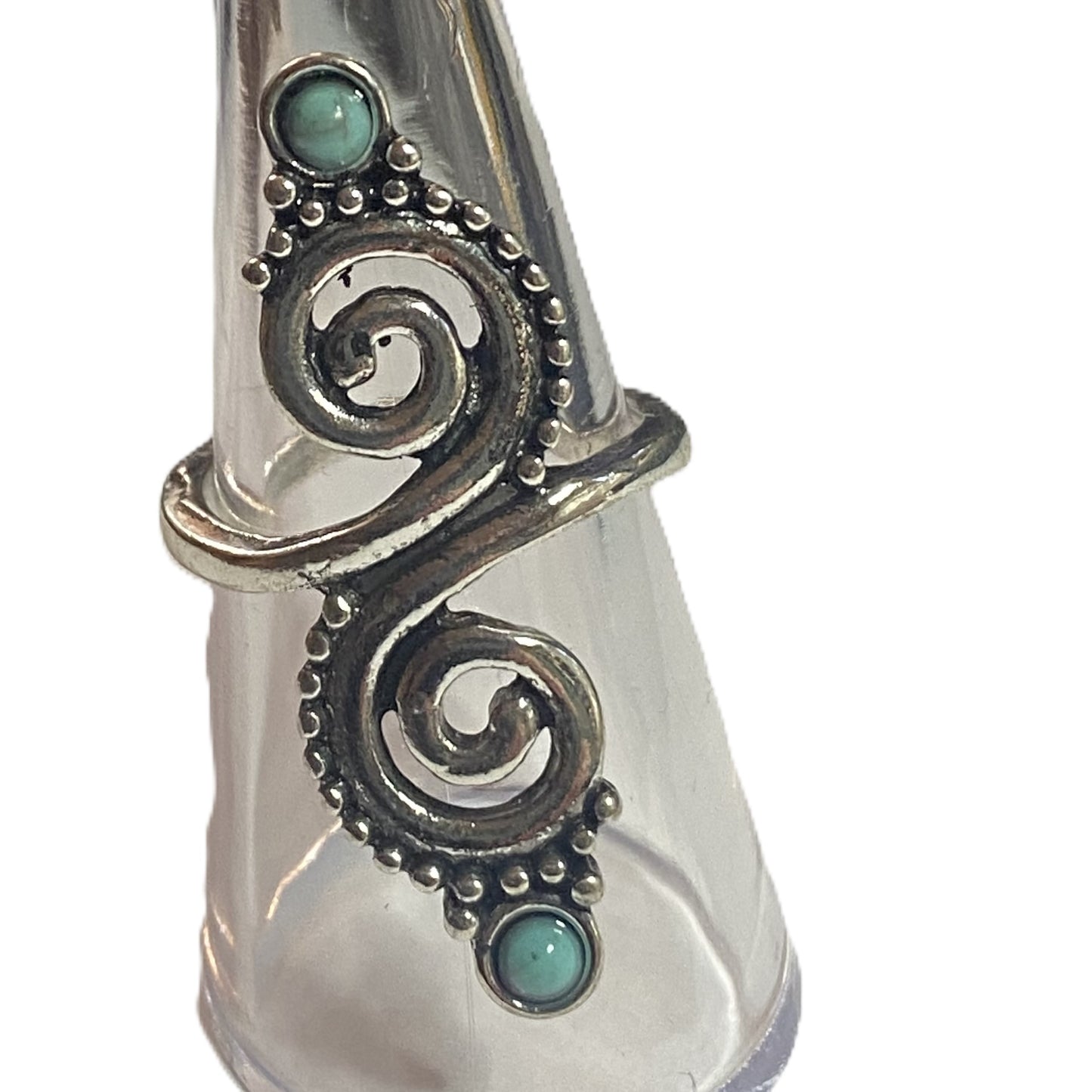 BeMore Boho Series : Turquoise series Rings : Swirl