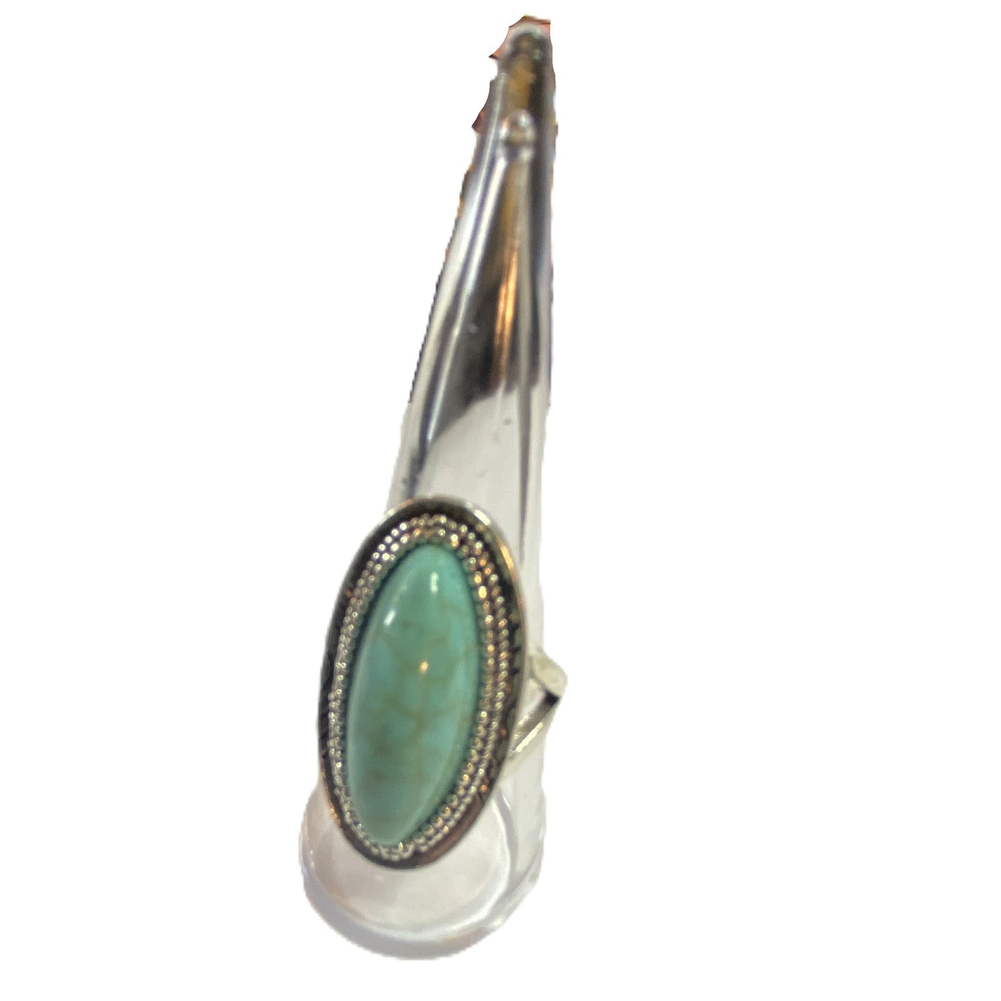 BeMore Boho Series : Turquoise series Rings : Big Oval Marble