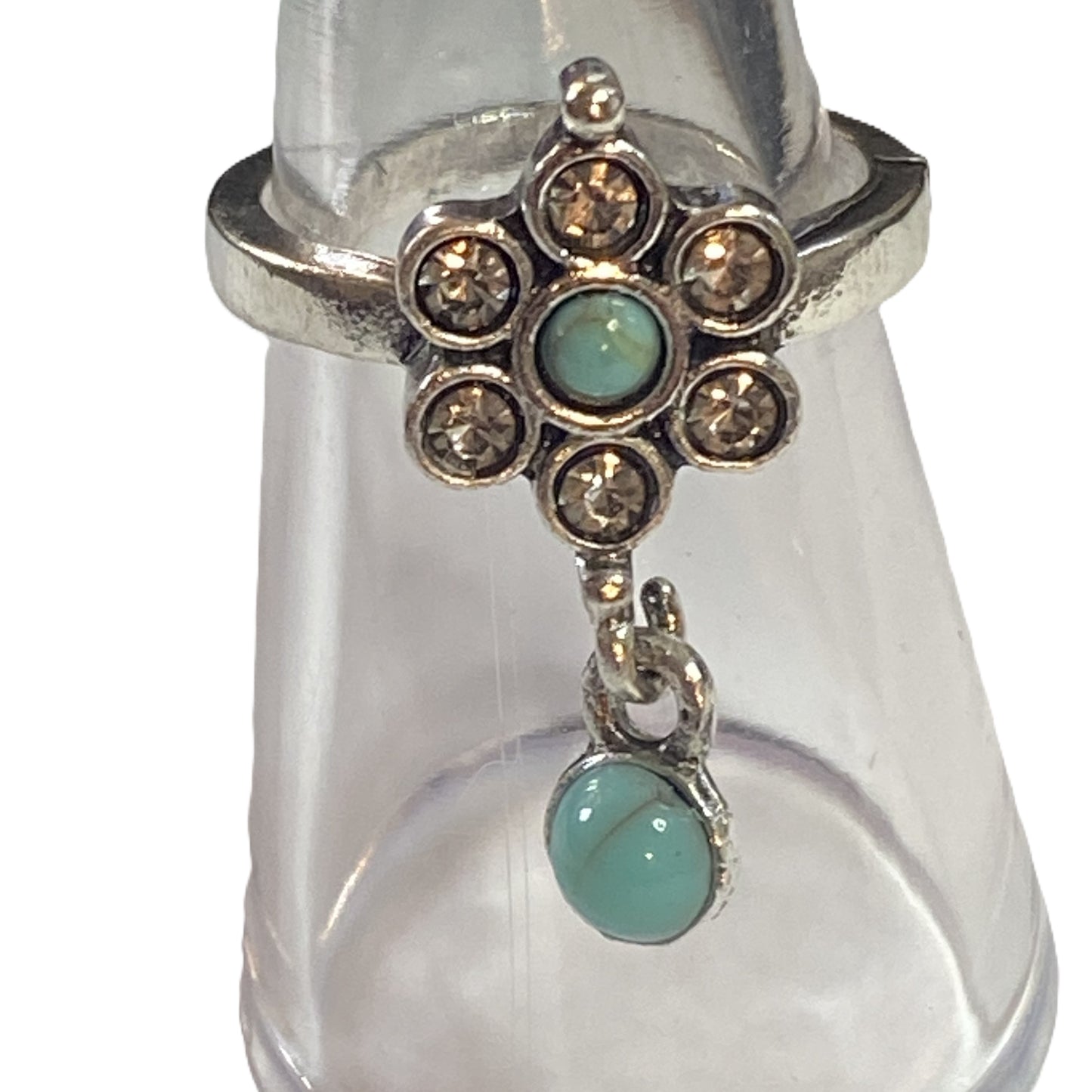 BeMore Boho Series : Turquoise series Rings : Little Pendant