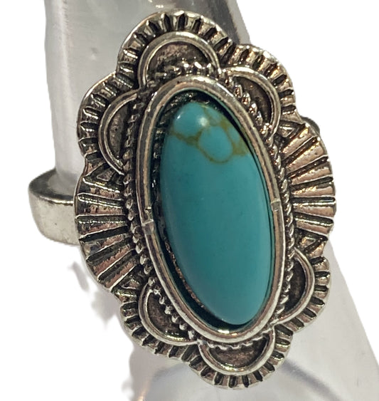 BeMore Boho Series : Turquoise series Rings : Small Oval