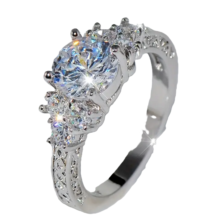BeMore Royal Series : The Blue Beauty Silver Ring