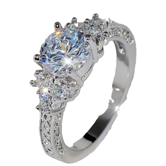 BeMore Royal Series : The Blue Beauty Silver Ring