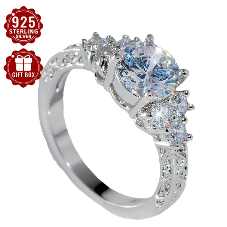 BeMore Royal Series : The Blue Beauty Silver Ring