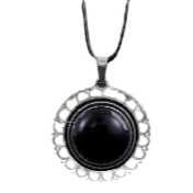 BeMore Mystic Series : Leather necklace with Natural Stone