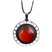 BeMore Mystic Series : Leather necklace with Natural Stone