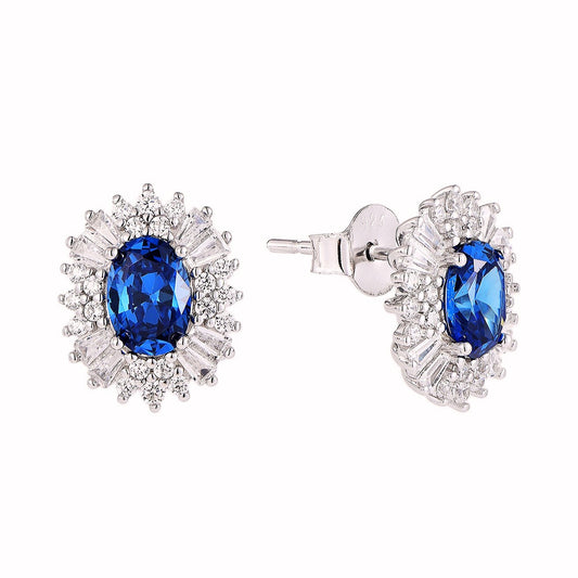 BeMore Royal Series: Deep Blue Antoinette Earrings