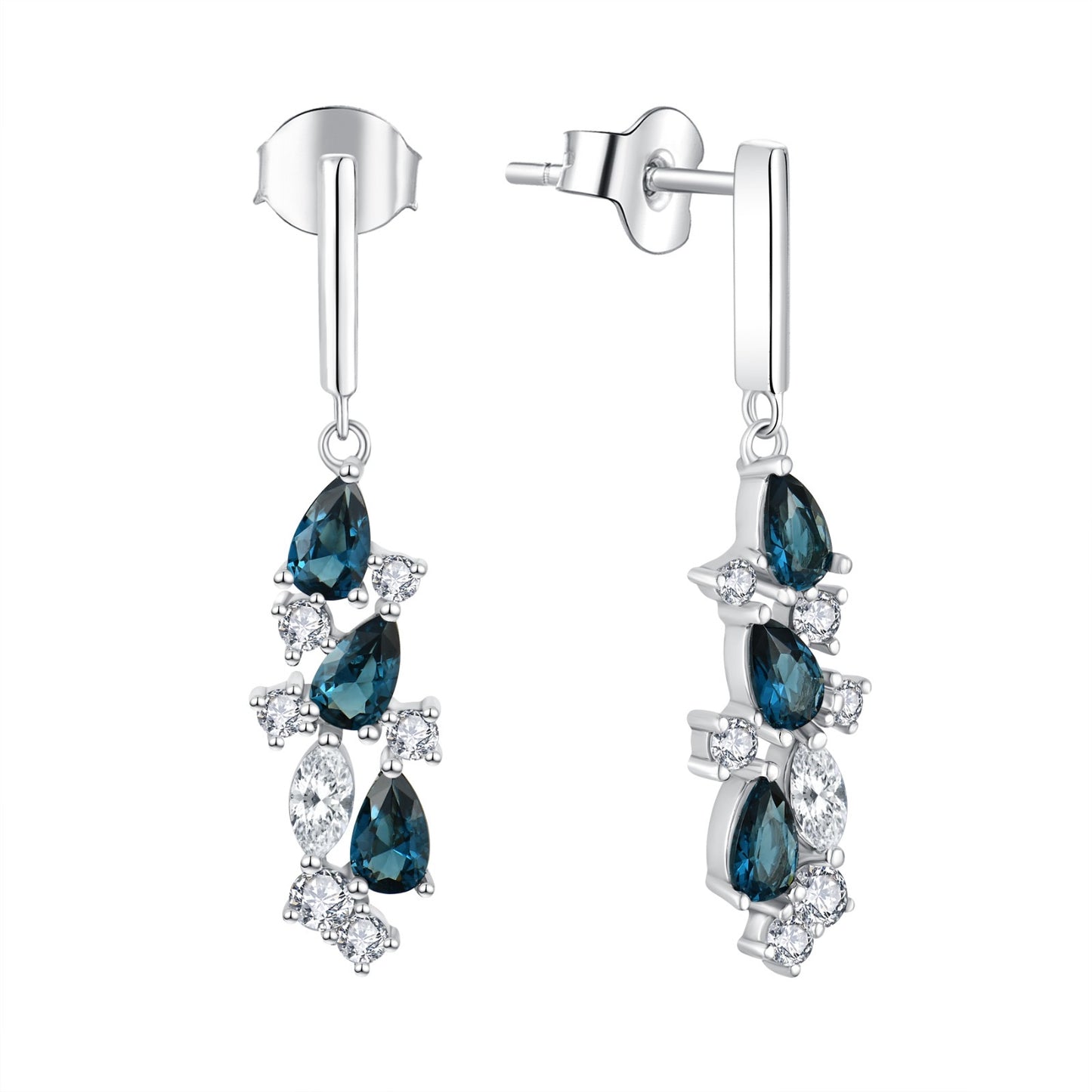 BeMore Elegance Series : Deep Blue Earrings