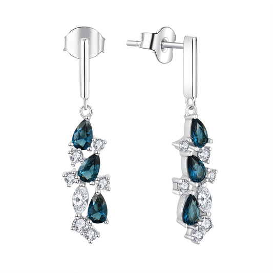 BeMore Elegance Series : Deep Blue Earrings