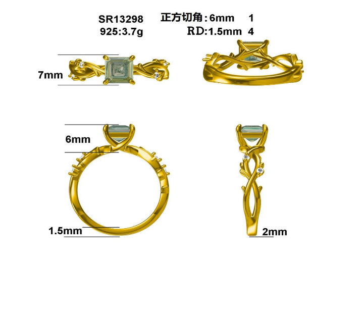 BeMore Nature Series: Natural Water Grass and silver