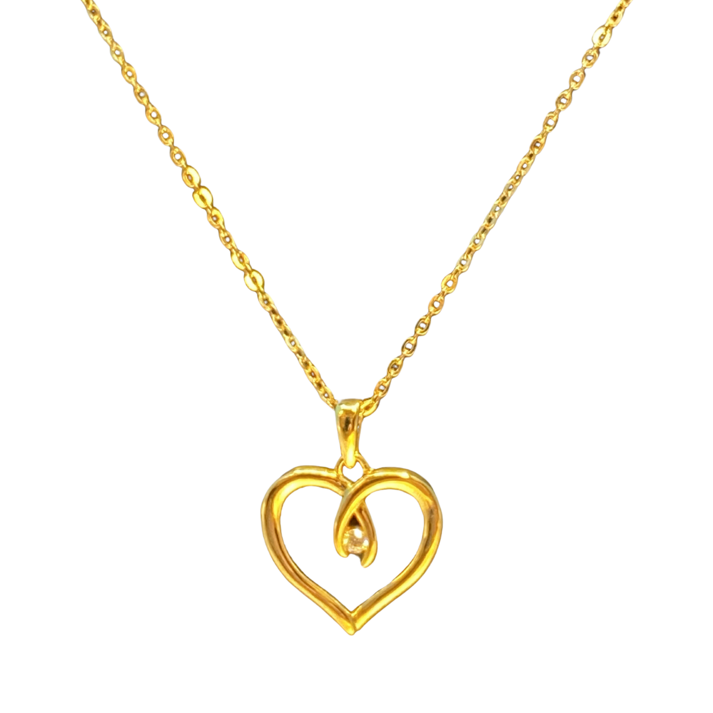BeMore Heart Series : Gouden Hart Ketting