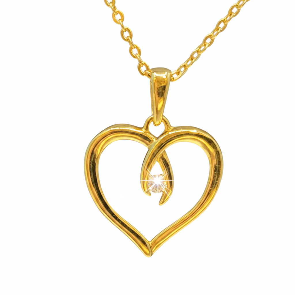 BeMore Heart Series : Gouden Hart Ketting