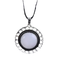 BeMore Mystic Series : Leather necklace with Natural Stone