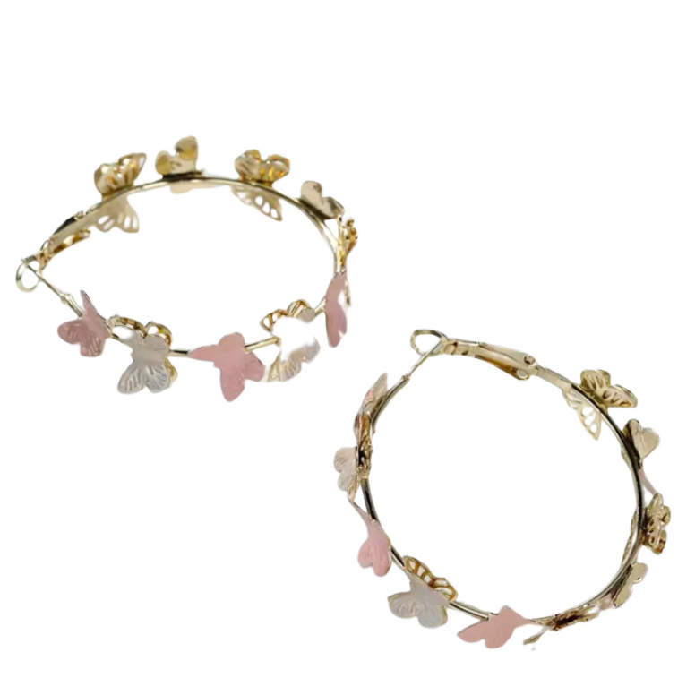 BeMore Budget Series : Adorable butterfly hoops
