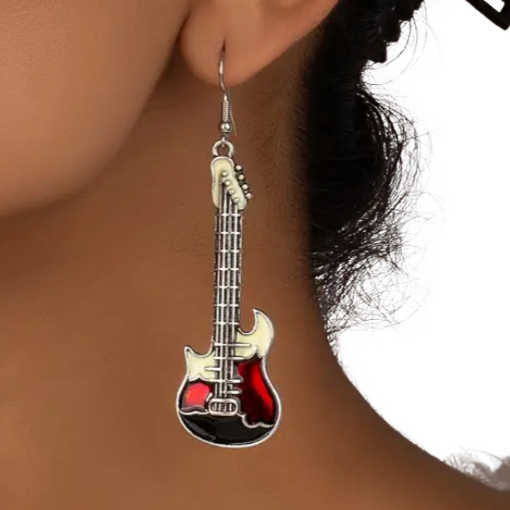 BeMore Music Series : Guitar Earrings Style 2