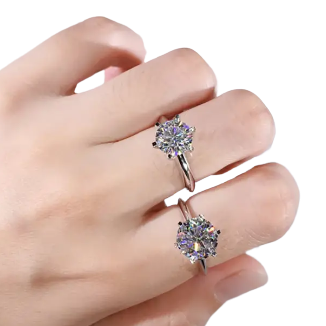 BeMore Elegance Series :  Single Stone Shine 3ct