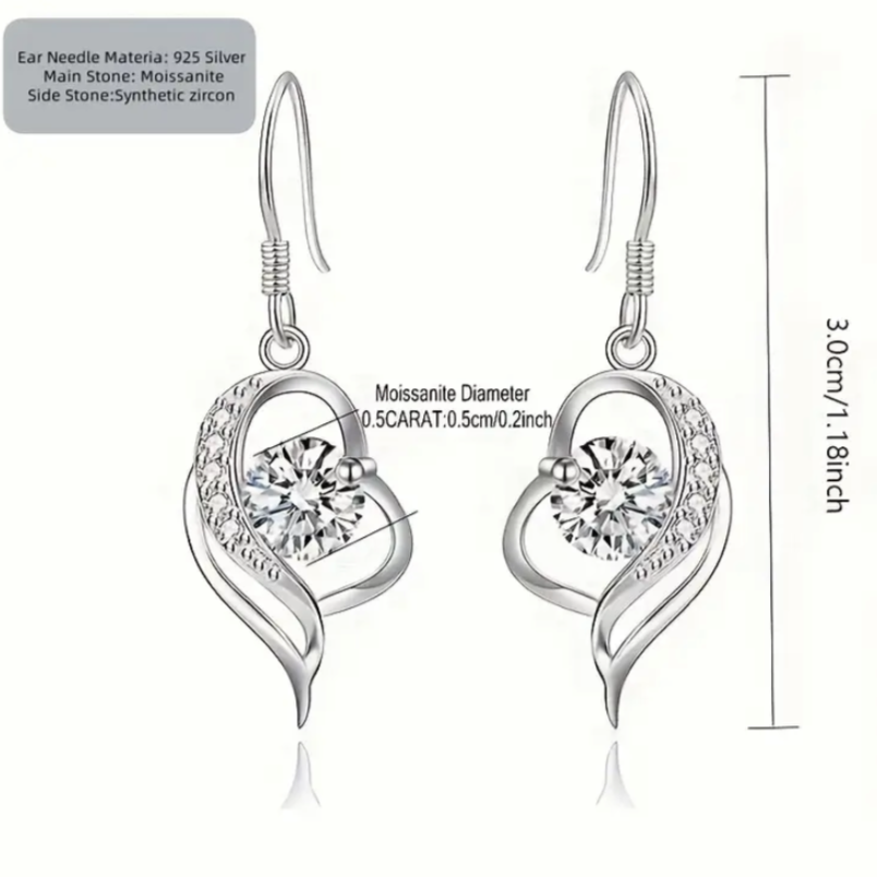BeMore Royal Series :  Silver Queen Earrings