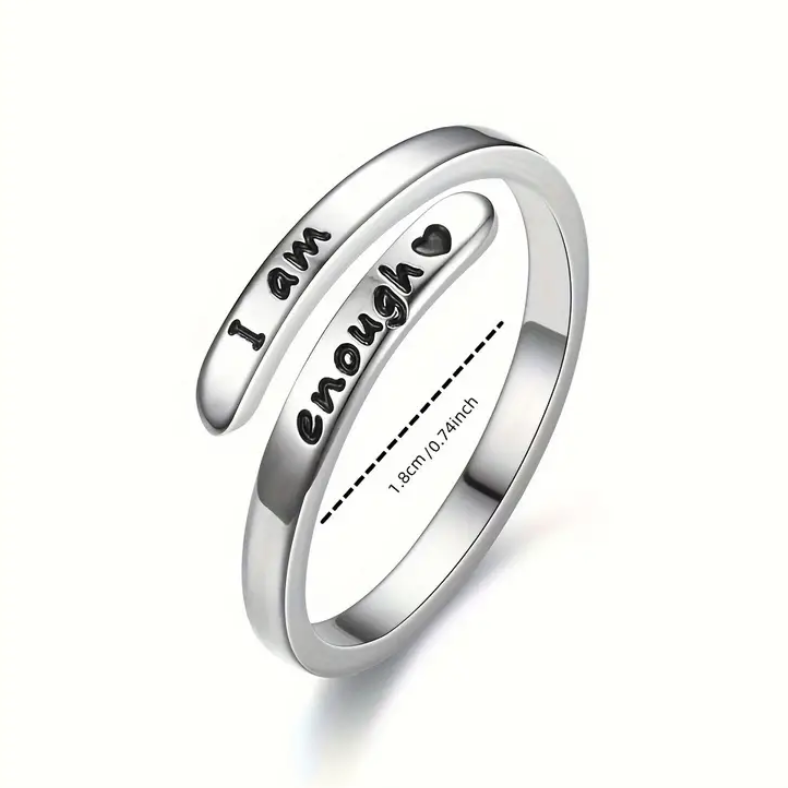 BeMore Love Series : I Am Enough Ring