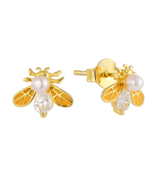 BeMore Nature Series : Honeybee Earrings