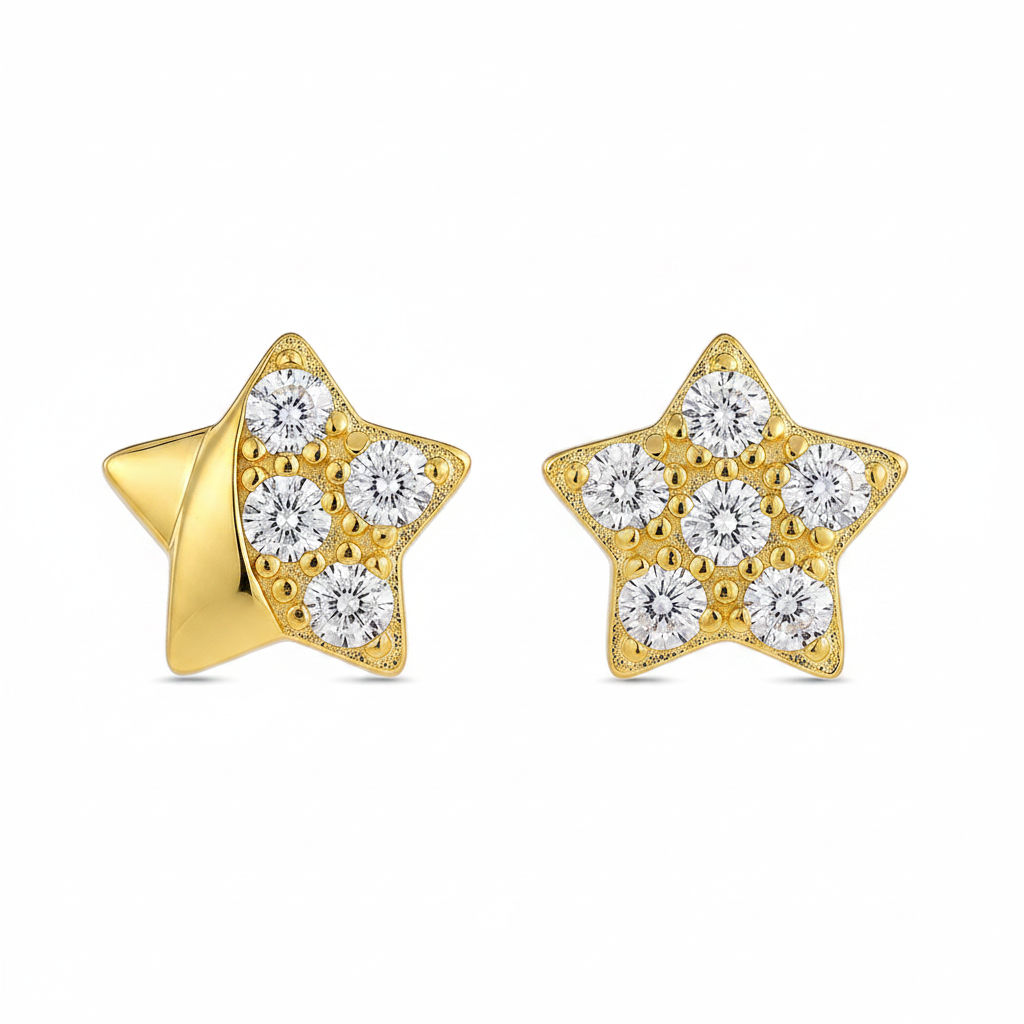 Gold Star Earrings - Studio v3