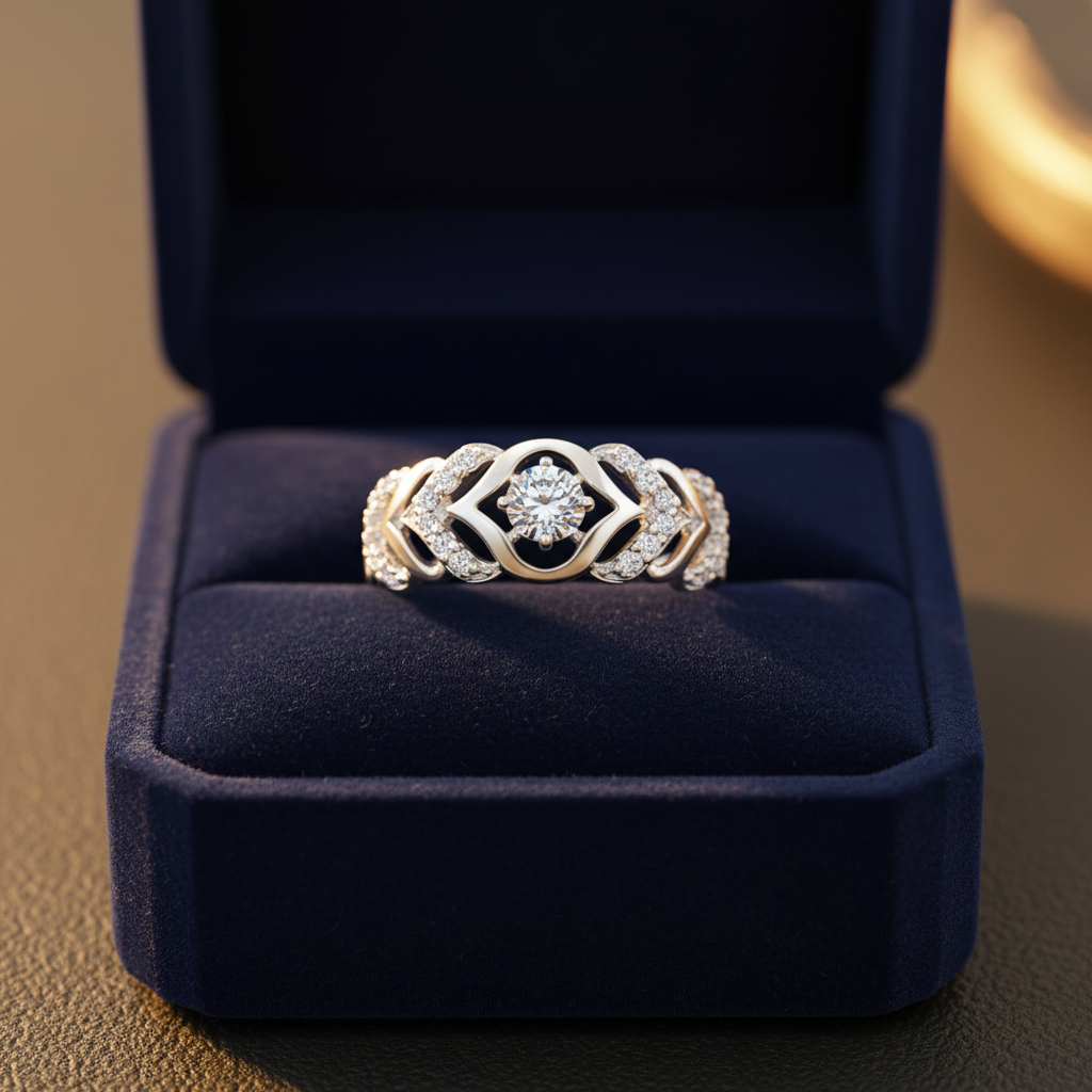 Great Gatsby Ring - Flat Lay