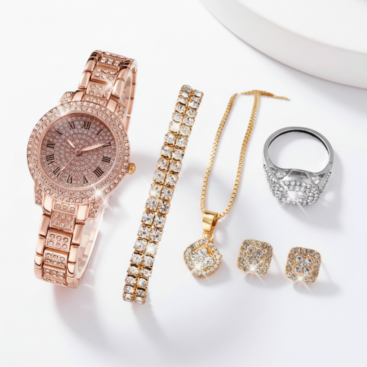 Jewellery Gift Set with Watch - Thumbnail