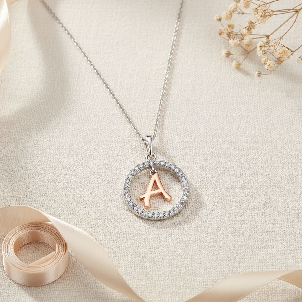 Letter A Necklace - Gift