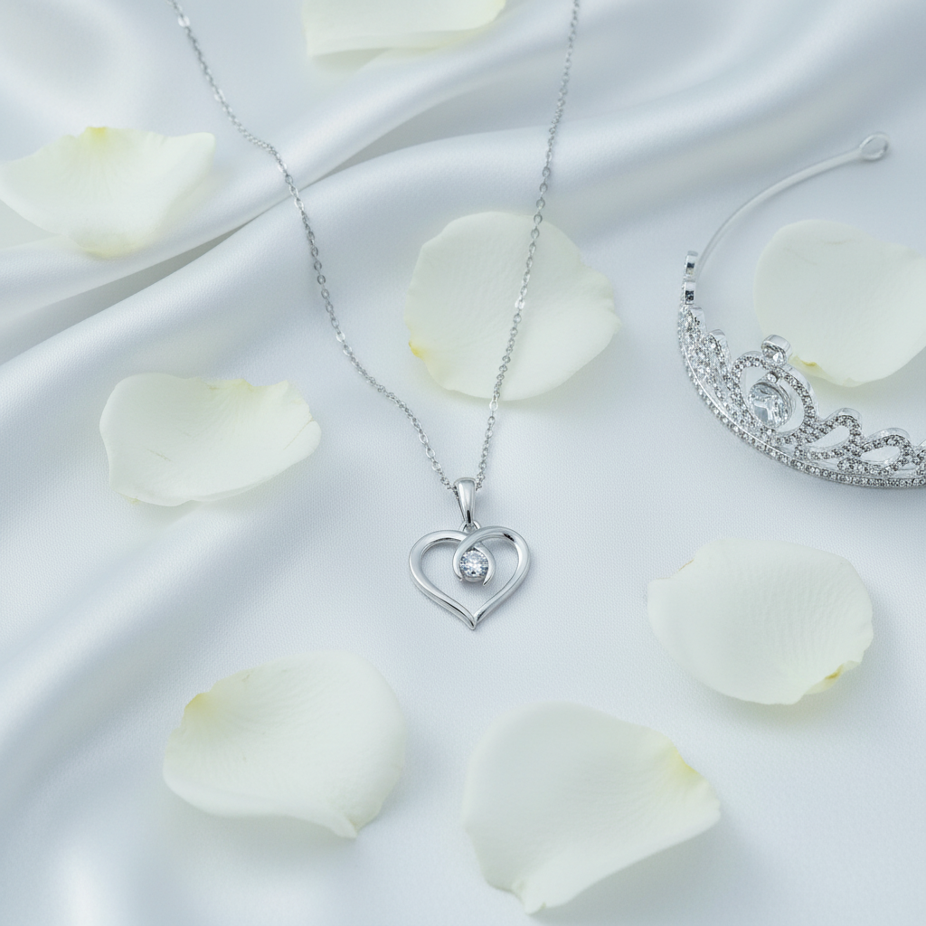 Silver Heart Style 2 - Princess
