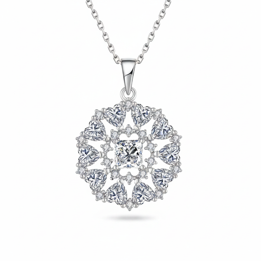 Mandala Hearts Necklace - Thumbnail