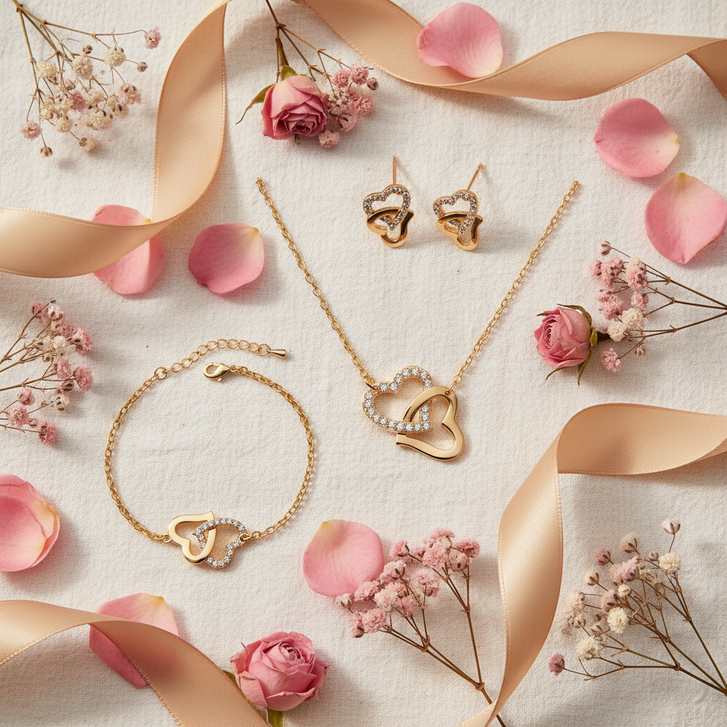 Entangled Hearts Set - Gift Flat Lay